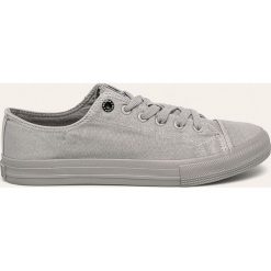 Big Star - Tenisówki. Szare trampki męskie BIG STAR, bez wzorów, z gumy, retro, na sznurówki. Za 119,90 zł.