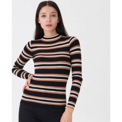 Sweter z półgolfem - Paski. Swetry damskie House. Za 59,99 zł.