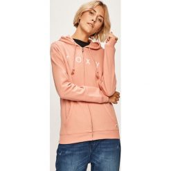 Roxy - Bluza. Czarne bluzy damskie Roxy, s, z aplikacjami, z bawełny, bez rękawów, z kapturem. W wyprzedaży za 199,90 zł.