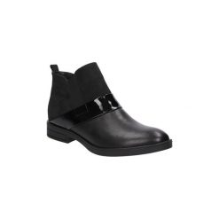 Botki Casu BOTKI 1243. Czarne botki damskie marki Casu, bez obcasa, bez zapięcia. Za 159,99 zł.