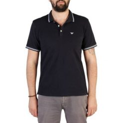 Emporio Armani koszulka polo męska M ciemnoniebieska. Niebieskie koszulki męskie Emporio Armani, m, bez wzorów, bez rękawów. W wyprzedaży za 199,00 zł.