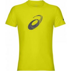 Asics Koszulka męska Graphic SS Top Suplhur Spring/Dark Grey r. XL (134085-4120). Szare koszulki sportowe męskie Asics, m. Za 88,17 zł.