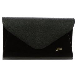 Grosso Bag Torebka Damska Czarna. Czarne torebki klasyczne damskie marki Grosso Bag, bez wzorów, eleganckie, bez dodatków. W wyprzedaży za 65,00 zł.