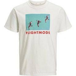 Jack&Jones Koszulka męska Messenger Tee Ss Crew Neck Cloud Dancer Slim-Bird Print (rozmiar S). Koszulki męskie Jack&Jones, s, z nadrukiem, bez kołnierzyka, bez rękawów. W wyprzedaży za 61,00 zł.