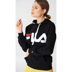 FILA Bluza z kapturem Classic Logo - Black. Czarne bluzy damskie z kapturem marki Fila, s, z nadrukiem, z długim rękawem, długie. Za 242,95 zł.