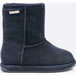 Emu Australia - Botki Brumby. Niebieskie botki dziewczęce z okrągłym noskiem. W wyprzedaży za 299,90 zł.