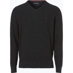 Swetry klasyczne męskie: Tommy Hilfiger – Sweter męski, szary
