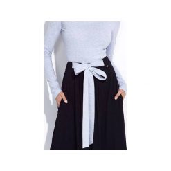 CZARNA SPÓDNICA MAXI Z KOKARDĄ W PASIE. Czarne długie spódnice Bien fashion, s, z bawełny. Za 159,00 zł.
