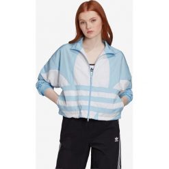Adidas Originals Kurtka Niebieski. Niebieskie kurtki damskie adidas Originals, bez wzorów, z materiału, bez kaptura. Za 309,95 zł.