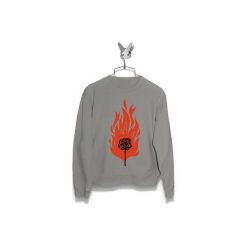Bluza Paląca się róża Damska. Czarne bluzy damskie Failfake, xs. Za 160,00 zł.