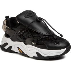 Sneakersy ICEBERG - Kakkoi 20EID1680E Piuma Nero. Czarne półbuty damskie Iceberg, bez wzorów, ze skóry ekologicznej, bez obcasa, na płaskiej podeszwie, bez zapięcia. Za 1669,00 zł.