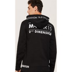 Bluza z napisami - Czarny. Czarne bluzy męskie marki House, s, z napisami. Za 119,99 zł.