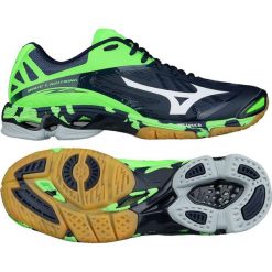 Buty do siatkówki Mizuno Wave Lightening Z2 M V1GA160006. Niebieskie buty sportowe męskie Mizuno, z materiału, bez zapięcia, do siatkówki, mizuno wave. W wyprzedaży za 569,00 zł.