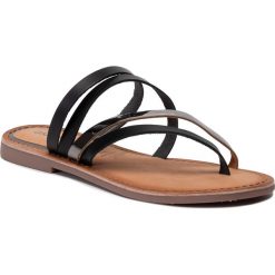 Japonki GIOSEPPO - Pallini 47797 Black. Czarne klapki damskie Gioseppo, bez wzorów, ze skóry ekologicznej, bez obcasa, na obcasie. W wyprzedaży za 119,00 zł.