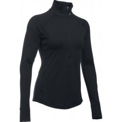 Bluzy sportowe damskie: Under Armour Bluza Coldgear Armour 1/2 Zip Black Black Metallic Silver M