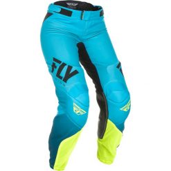Spodnie cross/enduro FLY RACING Women's Lite kolor fluorescencyjny/niebieski/żółty, rozmiar 12/11. Żółte spodnie damskie FLY RACING, s, z materiału. Za 469,00 zł.