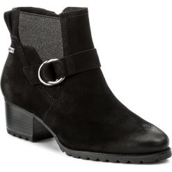 Botki TAMARIS - 1-25030-29 Black 001. Szare buty zimowe damskie marki Tamaris, z materiału. W wyprzedaży za 289,00 zł.