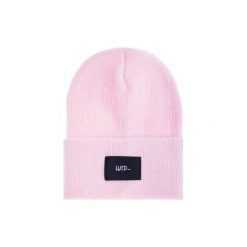 Czapka Beanie Powder Pink. Różowe czapki damskie marki Harp Team, z dzianiny. Za 49,00 zł.