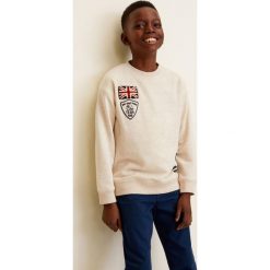 Mango Kids - Bluza dziecięca 104-164 cm. Bluzy chłopięce Mango Kids, z nadrukiem, z bawełny, bez rękawów, bez kaptura. W wyprzedaży za 29,90 zł.