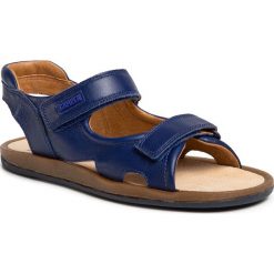 Sandały CAMPER - Bicho Kids K800333-001 D Blue. Niebieskie sandały chłopięce Camper, ze skóry, bez zapięcia. Za 349,00 zł.