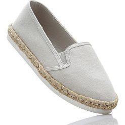 Espadryle damskie: Espadryle bonprix jasnoszary