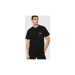 T-shirty z krótkim rękawem Diesel 00ST5I 0NAVJ BMOWT-JUST. Czarne t-shirty męskie Diesel, s, bez wzorów, bez kołnierzyka, krótkie. Za 158,09 zł.