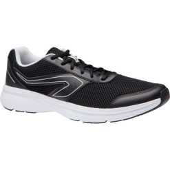 Buty do biegania RUN CUSHION męskie. Niebieskie buty sportowe męskie KALENJI, z poliesteru, bez zapięcia, do biegania. Za 79,99 zł.