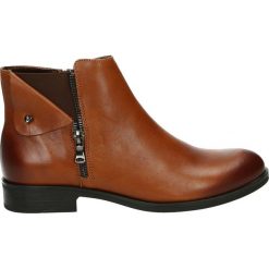 Botki - 11206 PEL WHI. Brązowe botki damskie skórzane marki Venezia. Za 259,00 zł.
