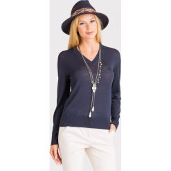 SWETER ARCO Max Mara Weekend. Niebieskie swetry damskie Weekend Max Mara, s, bez wzorów, z wełny, bez rękawów, bez kaptura. Za 473,40 zł.
