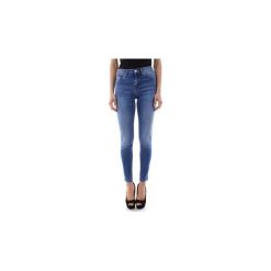 Jeansy skinny Tommy Hilfiger DW0DW06290 NORA. Niebieskie jeansy damskie TOMMY HILFIGER, bez wzorów, z jeansu. Za 301,98 zł.