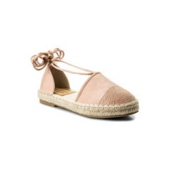 JENNY FAIRY WS56700-6. Czarne espadryle damskie Jenny Fairy, bez wzorów, z materiału, bez obcasa. Za 79,99 zł.