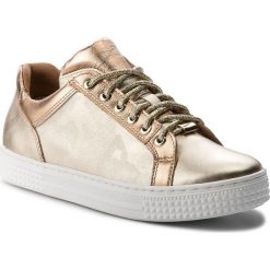 Sneakersy KAZAR - Casilda 32842-16-13 Gold. Żółte półbuty damskie Kazar, ze skóry. W wyprzedaży za 399,00 zł.