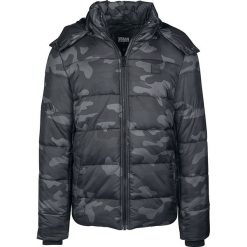 Urban Classics Hooded Camo Puffer Jacket Kurtka zimowa kamuflaż (Dark Camo). Czarne kurtki męskie pikowane marki TRIBAN, na zimę, xl, z elastanu. Za 244,90 zł.