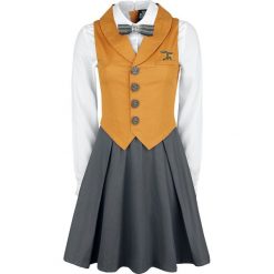 Fantastic Beasts Newt & Pickett Sukienka wielokolorowy. Brązowe sukienki damskie marki Fantastic Beasts, na imprezę, l, z aplikacjami, z dekoltem na plecach, bez rękawów. Za 324,90 zł.