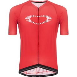 OAKLEY koszulka rowerowa męska Icon Jersey Red. Czerwone koszulki męskie Oakley, m, bez wzorów, z jersey, bez kołnierzyka, bez rękawów, rowerowe. Za 255,00 zł.