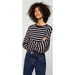 Mango - Sweter Amarrar. Czarne bez kategorii marki Mango, s, z bawełny, z okrągłym kołnierzem. W wyprzedaży za 59,90 zł.