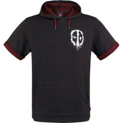 Deadpool Logo T-Shirt czarny/odcienie czerwonego. Czarne t-shirty męskie z nadrukiem marki Deadpool, s, z kapturem. Za 79,90 zł.