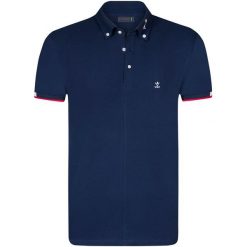 Sir Raymond Tailor Koszulka Polo Męska House M Ciemny Niebieski. Niebieskie koszulki męskie Sir Raymond Tailor, m, bez wzorów, klasyczne, polo, bez rękawów. Za 119,00 zł.
