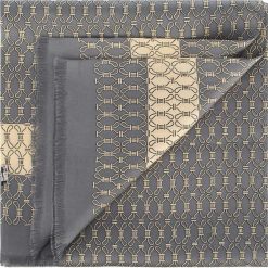 Szal męski 88-7M-S40-X5. Szare szaliki męskie Wittchen, bez wzorów, z jedwabiu, eleganckie. Za 279,90 zł.