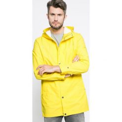 Tommy Hilfiger - Kurtka. Żółte płaszcze męskie marki TOMMY HILFIGER, m, z bawełny, z kapturem. W wyprzedaży za 429,90 zł.