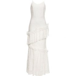Sukienka koronkowa bonprix biały. Białe sukienki damskie bonprix, z koronki. Za 269,99 zł.