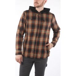 Vans Koszula Brązowy. Pomarańczowe koszule męskie Vans, s, w kratkę, z bawełny, bez kołnierzyka, z długim rękawem. Za 309,95 zł.