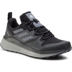 Buty adidas - Terrex Folgian Hiker EF0404 Core Black/Grey Four/Grey One. Czarne trapery męskie Adidas, z tworzywa sztucznego, bez zapięcia, adidas terrex. Za 499,00 zł.