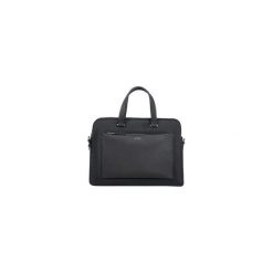 Torba do laptopa Samsonite Bailhandle Zalia 14,1 czarna. Czarne torby na laptopa marki Samsonite, w paski, ze skóry, eleganckie. Za 579,99 zł.
