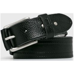 Pepe Jeans - Pasek skórzany Chipenham. Czarne paski męskie marki Pepe Jeans, w paski, z jeansu. Za 179,90 zł.