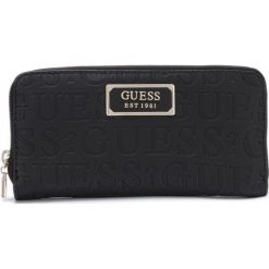 Guess Portfel Czarny. Czarne portfele damskie Guess, z aplikacjami, z materiału. Za 287,95 zł.