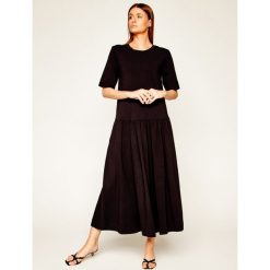 Sukienka dzianinowa Max Mara Leisure 36210406. Czarne sukienki damskie Max Mara Leisure, xs, bez wzorów, z elastanu, bez kołnierzyka, bez rękawów. Za 739,00 zł.