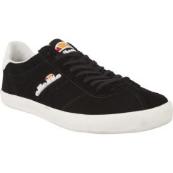 Ellesse czarne Shfu0286 Black. Czarne trampki męskie Ellesse, bez wzorów, ze skóry, klasyczne, bez zapięcia. W wyprzedaży za 259,00 zł.