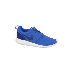 Buty Dziecko Nike Roshe One Gs 599728-417. Niebieskie trampki chłopięce marki Nike, bez wzorów, bez zapięcia. Za 199,99 zł.