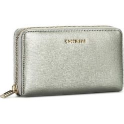 Portfele damskie: Duży Portfel Damski COCCINELLE – AW1 Metallic Saffiano E2 AW1 11 64 01 Silver 169